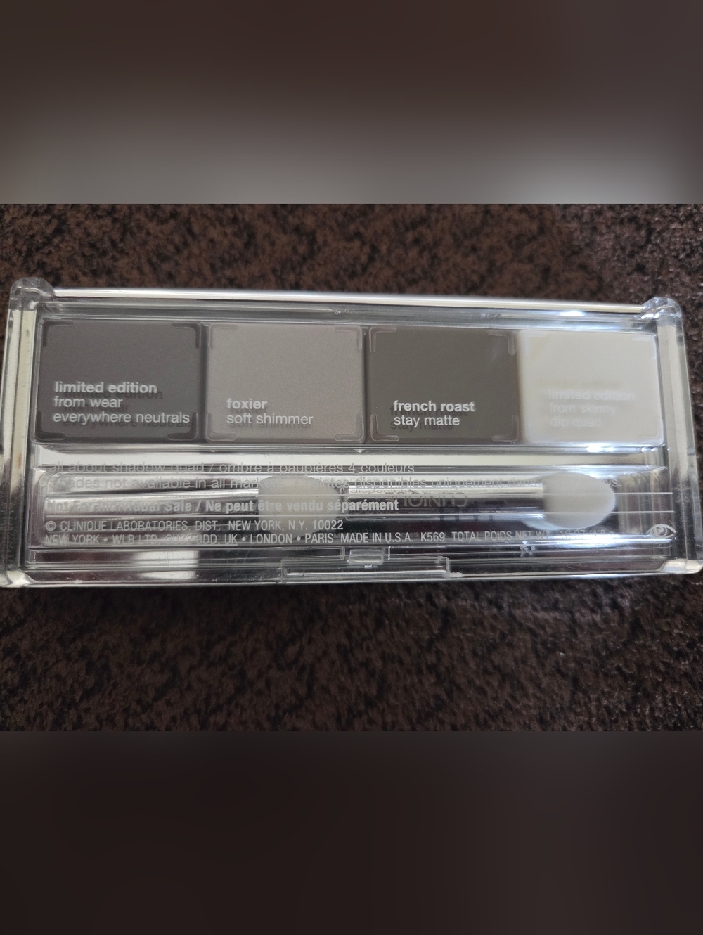 CLINIQUE - Neutral Eyeshadow Palette - Foxier & French Roast Shades